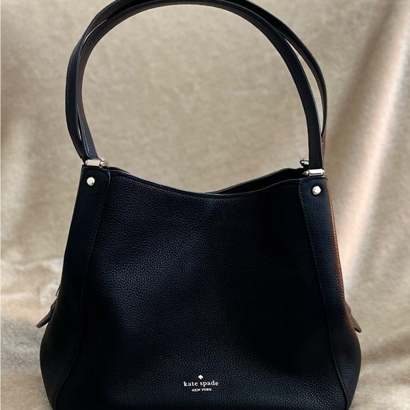 kate spade Handbags - Kate Spade Black Hobo Bag with Minimalist Design